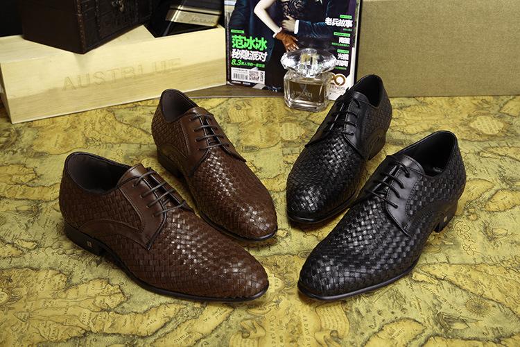 外貿牛皮鞋廠家直銷 奢華高檔男士正裝鞋 真皮英倫商務品牌男鞋圖片